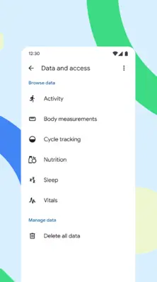 Health Connect android App screenshot 2